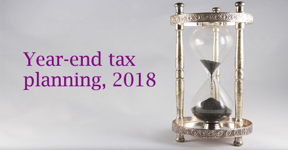 Year-end Tax Planning 2018